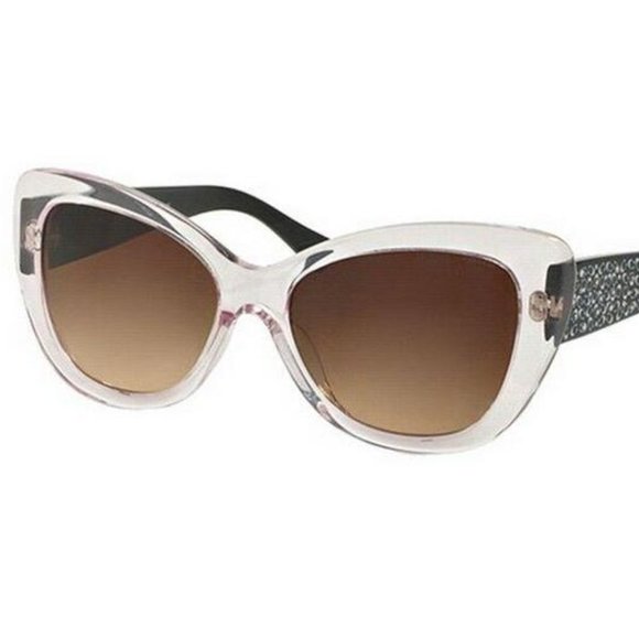 Coach Cateye clear frames rhinestones sunglasses - Picture 14 of 14